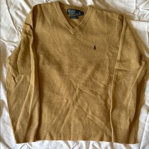 Polo by Ralph Lauren Men's Tan Sweater Size Large